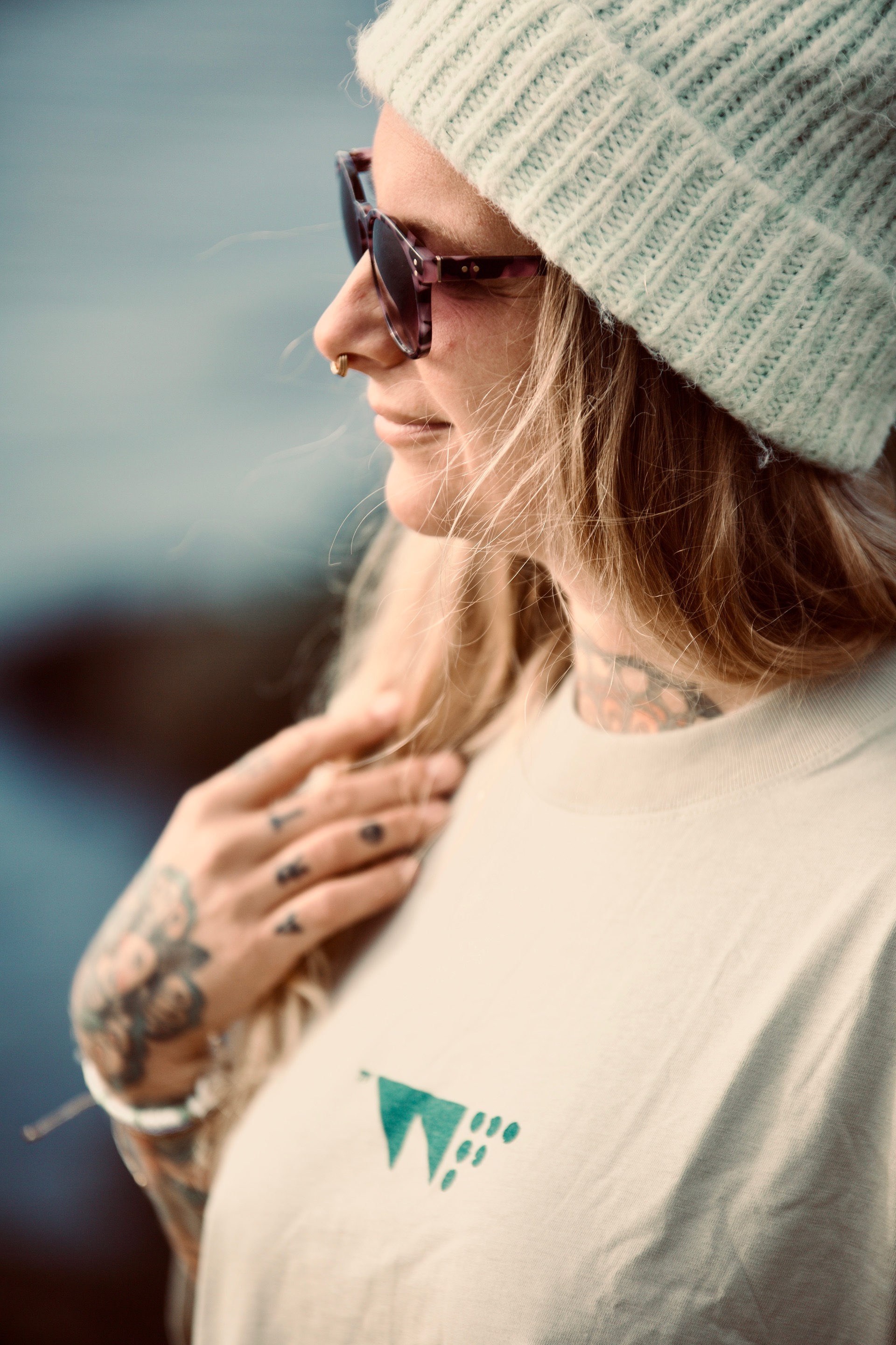 WF LOGO T _ women - Stone